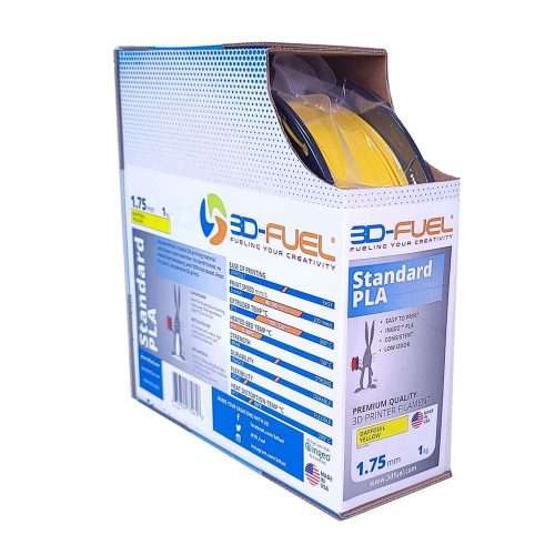 3D Fuel PLA Filament - Daffodil Yellow 2 3D-Fuel-Daffodil-Yellow-Box