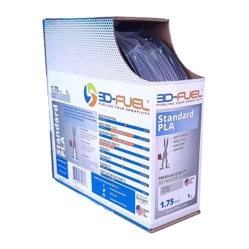 3D Fuel PLA Filament - Simply Silver 2 3D-Fuel-Simply-Silver-Box